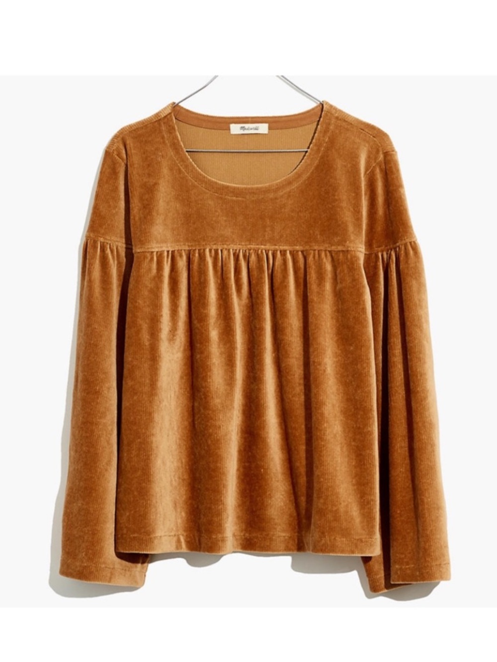 Madewell Texture & Thread Corduroy Swing Top Sz S